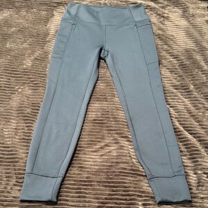 Spyder Blue Fleece Lined Leggings